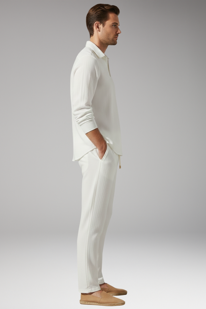 Men's Long Sleeve Shirt and Pants Set