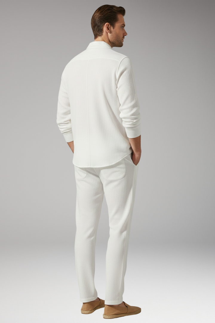 Men's Long Sleeve Shirt and Pants Set