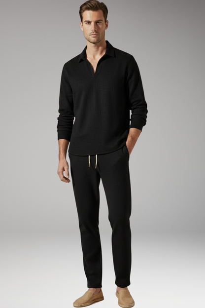 Men's Long Sleeve Shirt and Pants Set