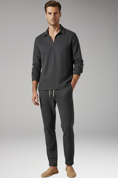 Men's Long Sleeve Shirt and Pants Set