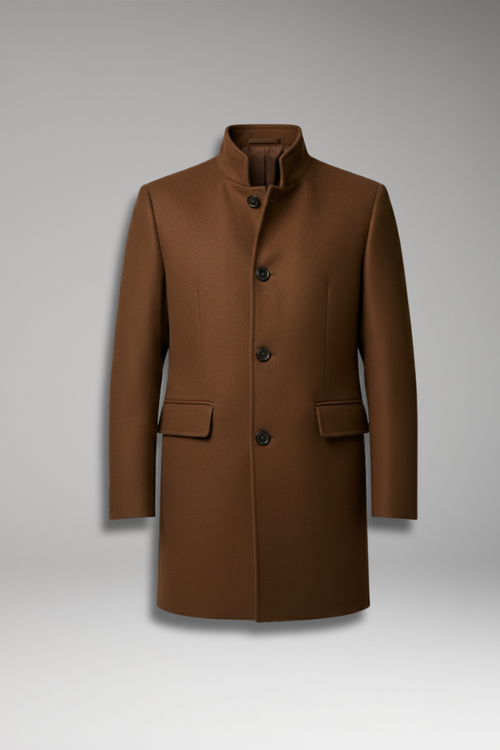 Men's Insulated Winter Jacket Snap Closure - Vonnera