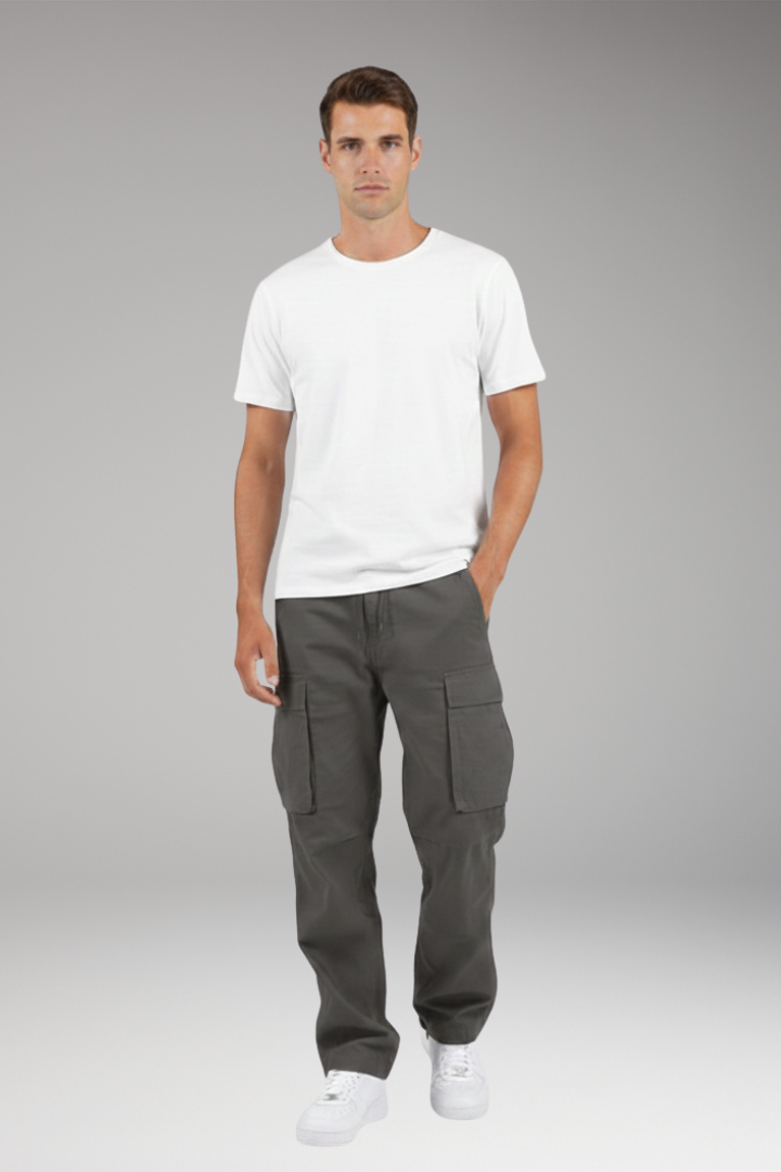 Men's Cargo Pants Drawstring Waist Multiple Pockets