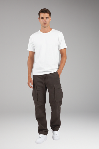Men's Cargo Pants Drawstring Waist Multiple Pockets