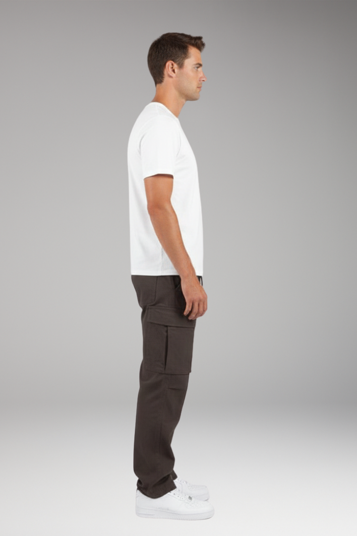 Men's Cargo Pants Drawstring Waist Multiple Pockets