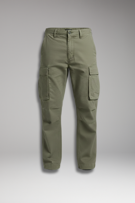 Men's Straight Fit Cargo Pants Multi-Pocket - Vonnera