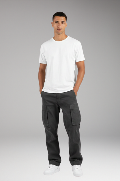 Men's Straight Fit Cargo Pants Multi-Pocket