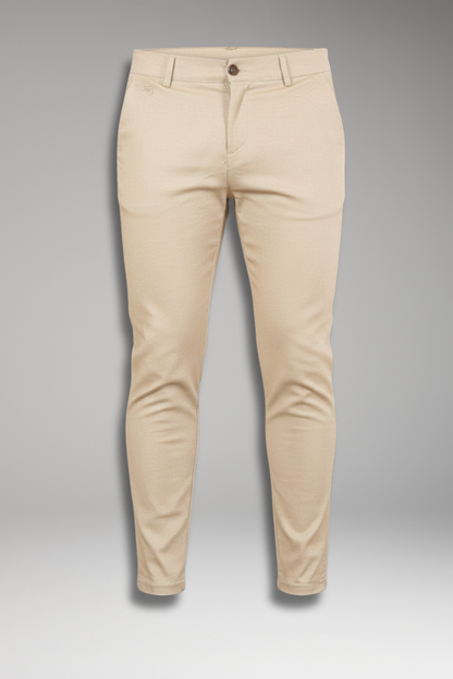 Men's Slim Leg Chino Pants Button Fly - Vonnera