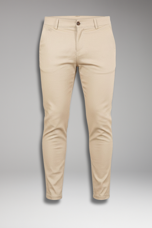 Men's Slim Leg Chino Pants Button Fly - Vonnera