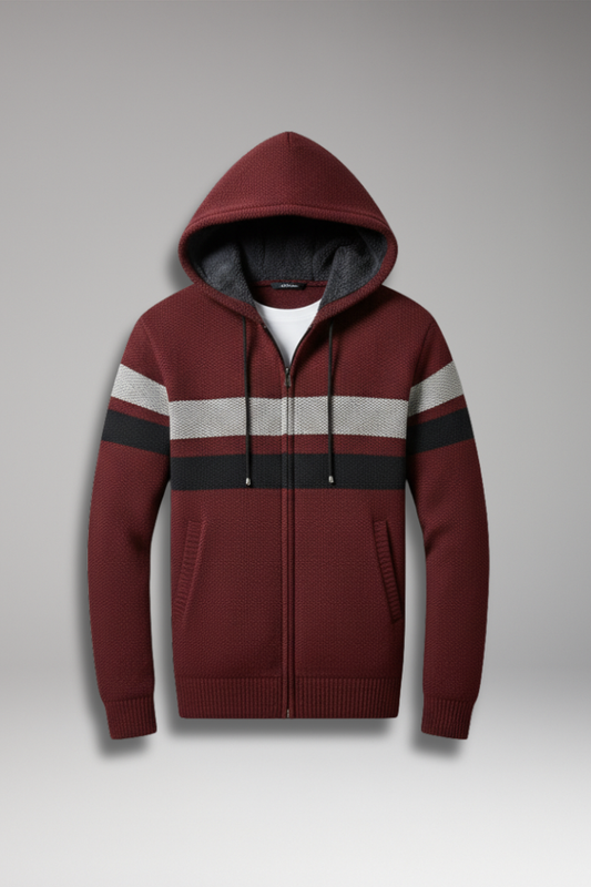 Men's Hooded Zip Jacket - Vonnera