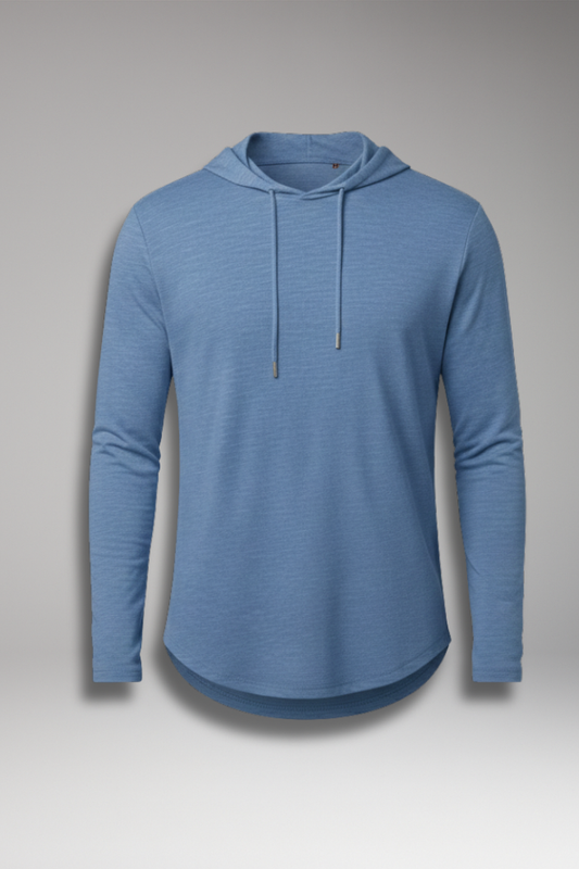 Men's Outdoor Hoodie Drawstring Hood Front Pocket - Vonnera
