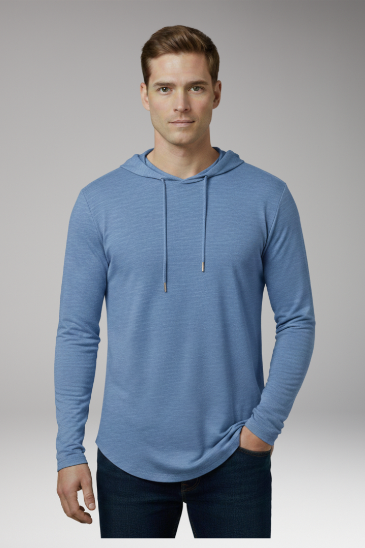 Men's Outdoor Hoodie Drawstring Hood Front Pocket