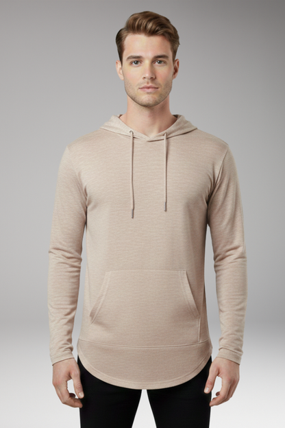 Men's Outdoor Hoodie Drawstring Hood Front Pocket