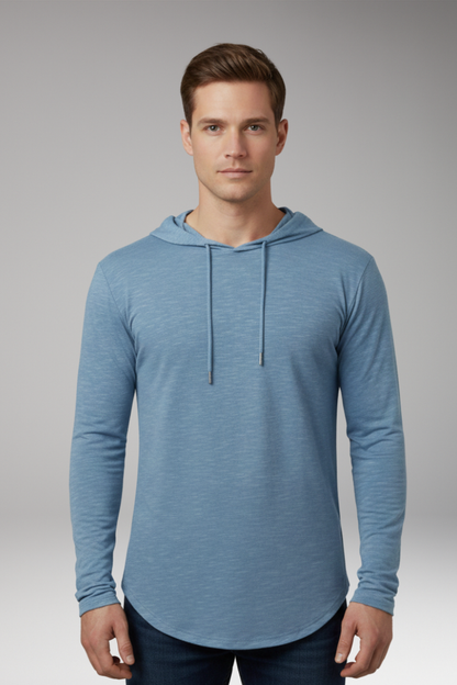 Men's Outdoor Hoodie Drawstring Hood Front Pocket