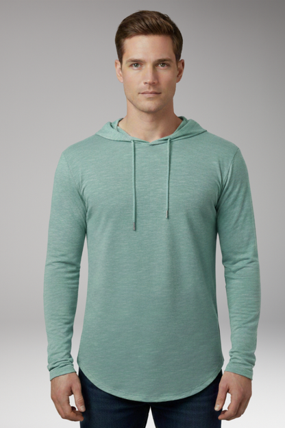 Men's Outdoor Hoodie Drawstring Hood Front Pocket