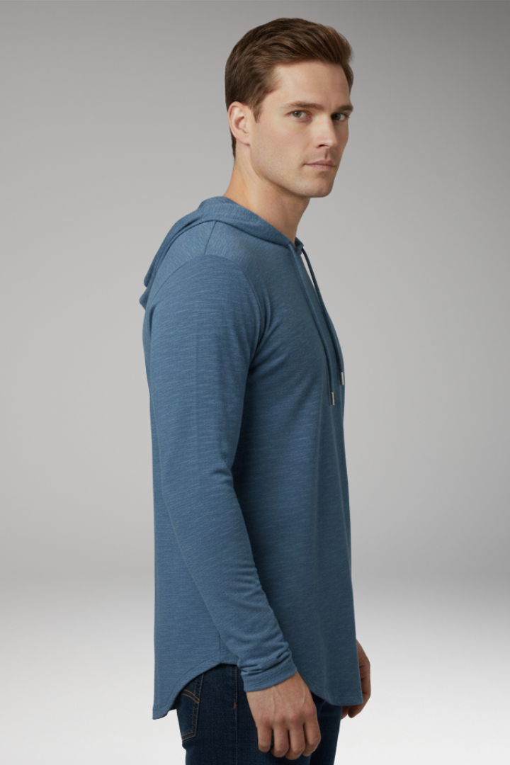 Men's Outdoor Hoodie Drawstring Hood Front Pocket