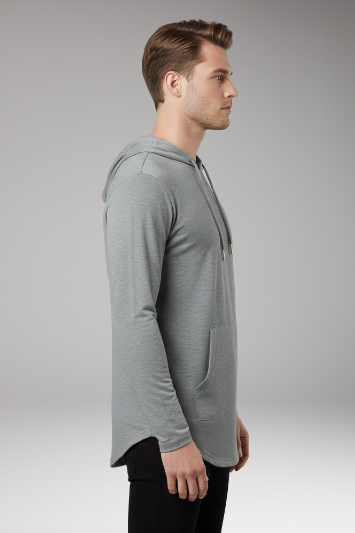 Men's Outdoor Hoodie Drawstring Hood Front Pocket