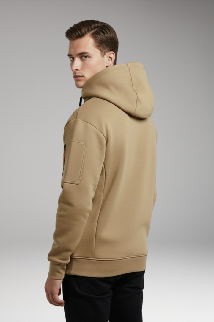 Men's Sports Hoodie Multiple Pockets Drawstring