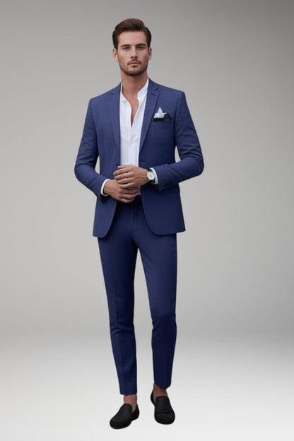 Men's Blazer Suit Set Straight Leg Pants