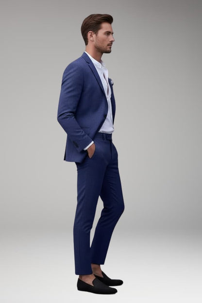 Men's Blazer Suit Set Straight Leg Pants