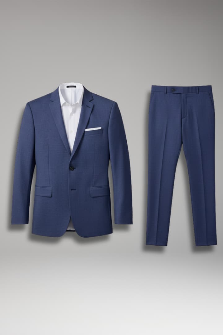 Men's Blazer Suit Set Straight Leg Pants - Vonnera