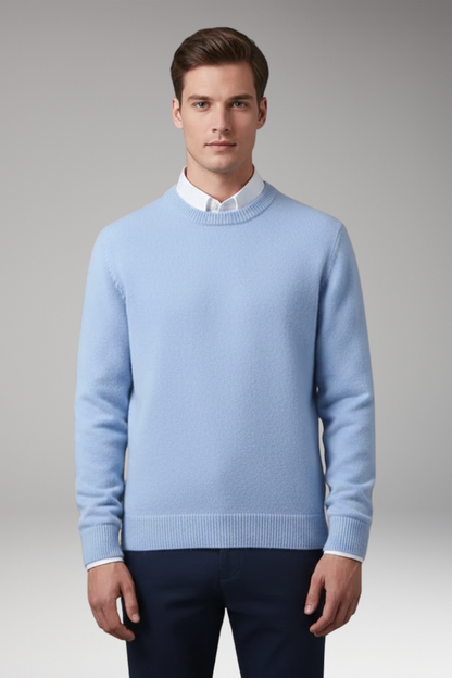 Men's Round Neck Long Sleeve Sweater