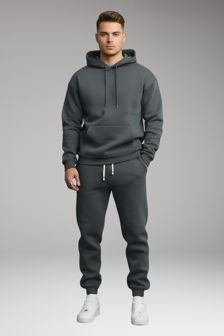 Men's Hooded Tracksuit Jogger Set