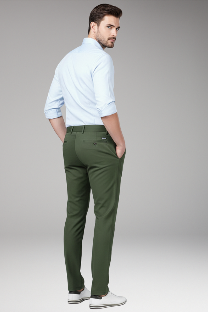 Men's Straight Leg Stretch Trousers