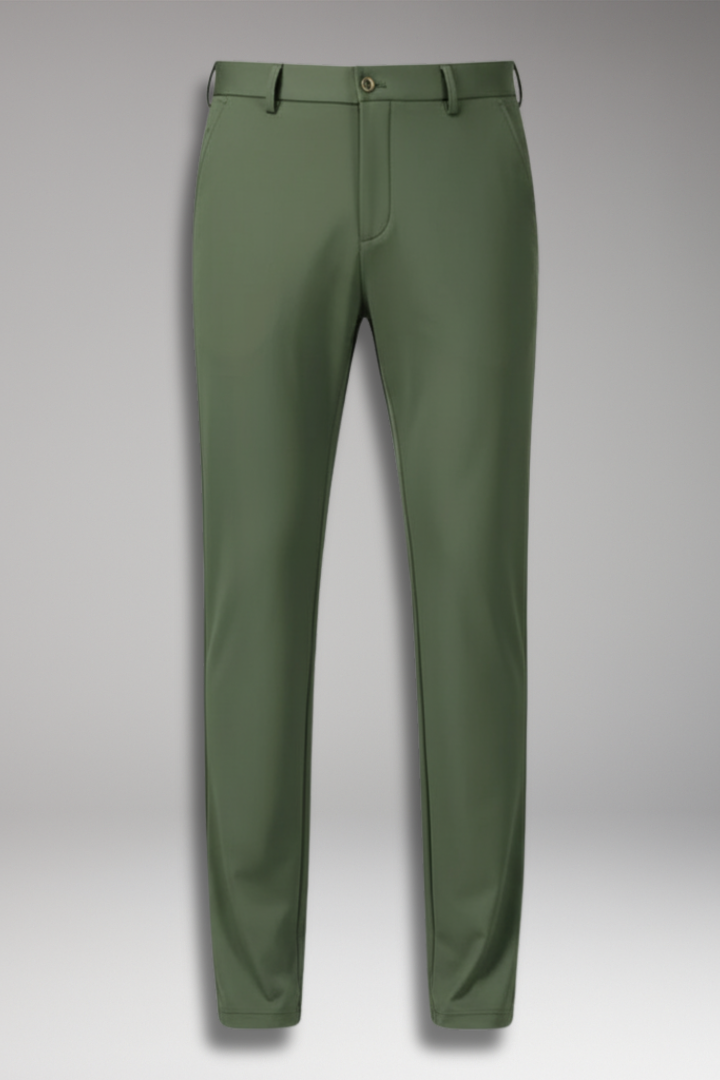 Men's Straight Leg Stretch Trousers - Vonnera