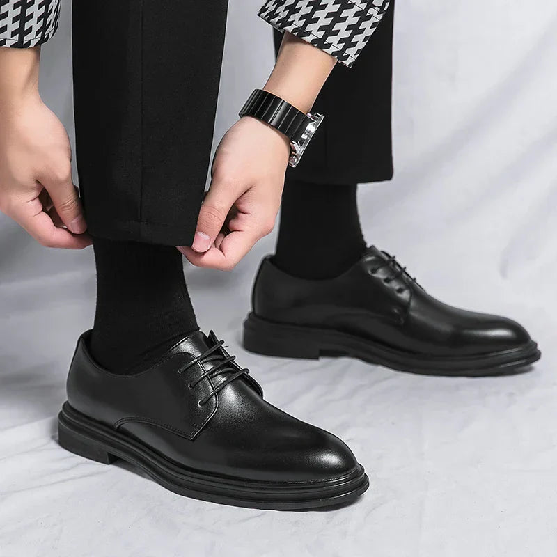 Men's Lace-Up Dress Shoes Formal Leather