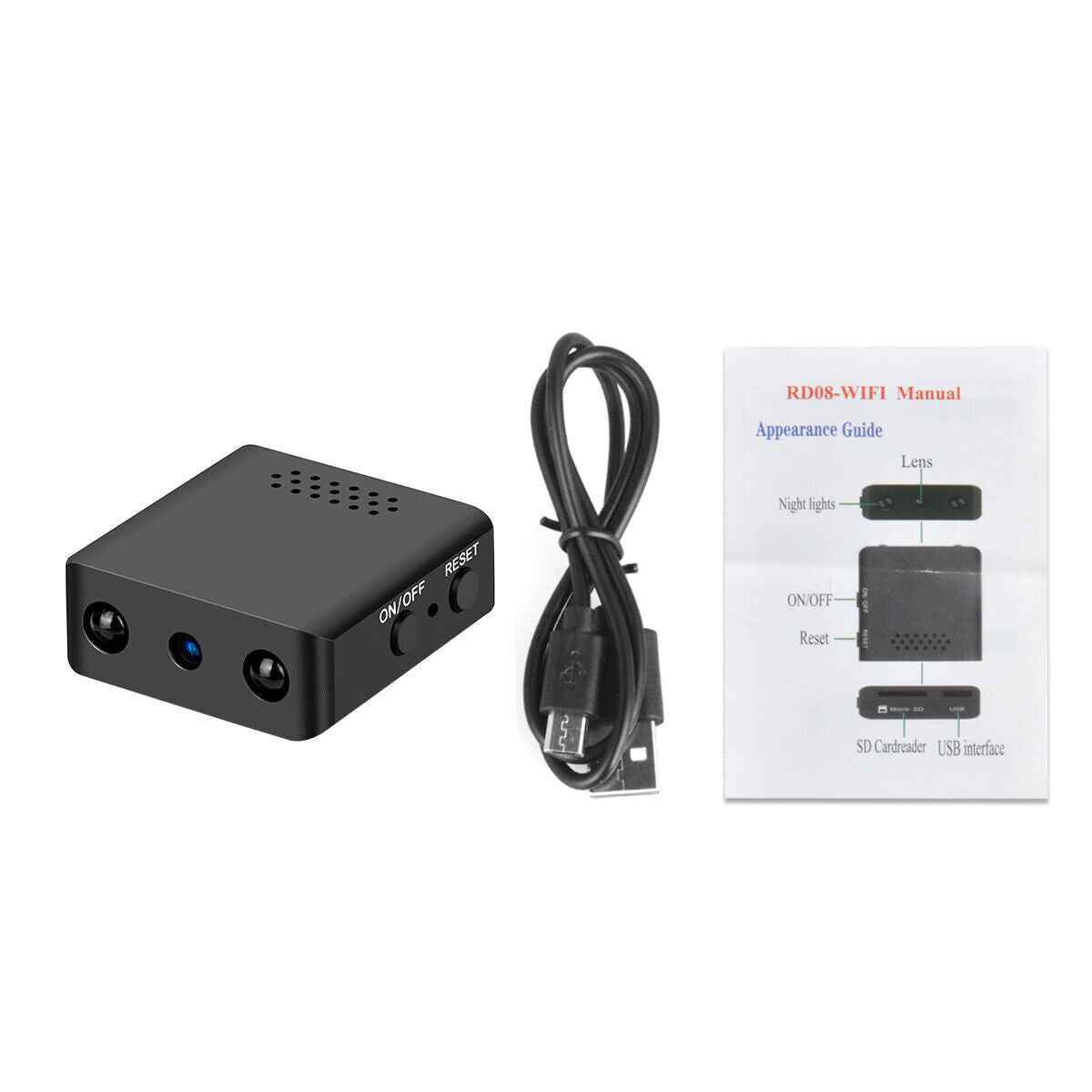 WiFi Mini Security Camera Night Vision Audio