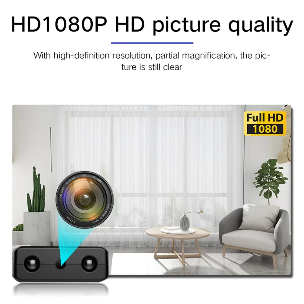 WiFi Mini Security Camera Night Vision Audio