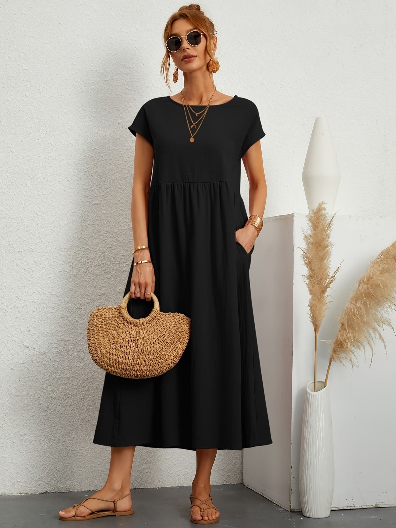 Women's Relaxed Fit Maxi Dress