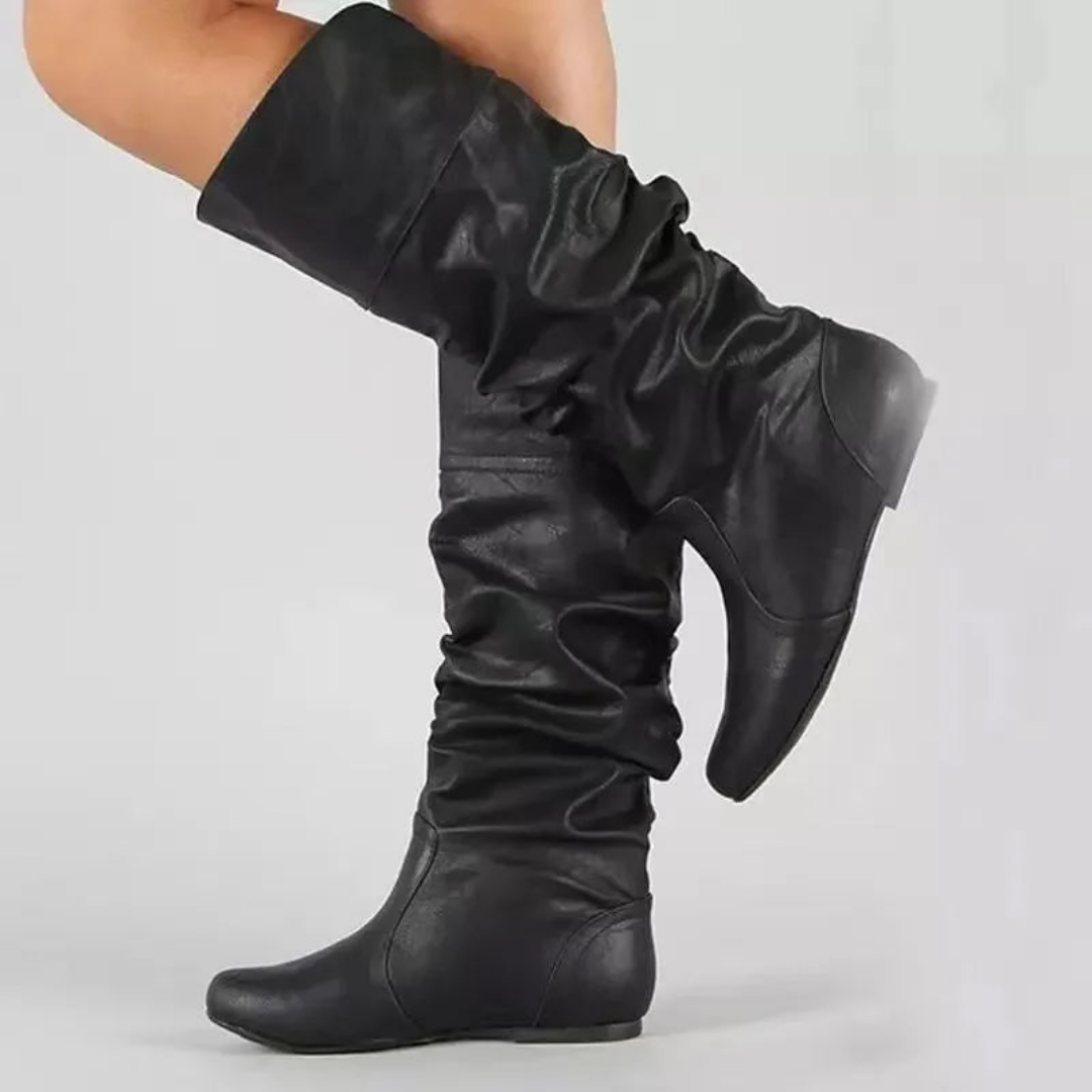 Women's Mid-Calf Western Boots Classic Style - Vonnera