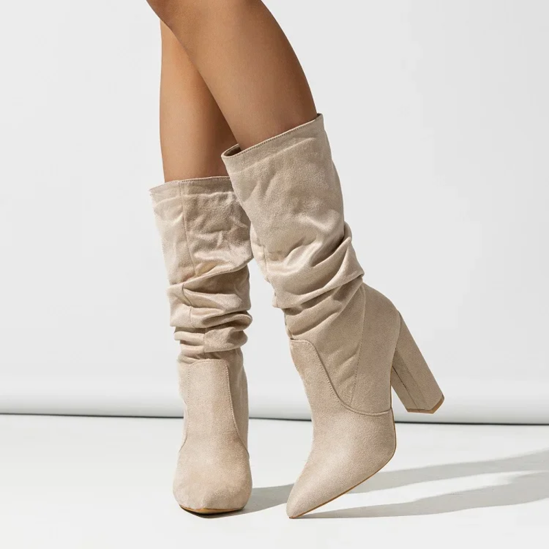 Women's Mid-Calf Slouchy Boots