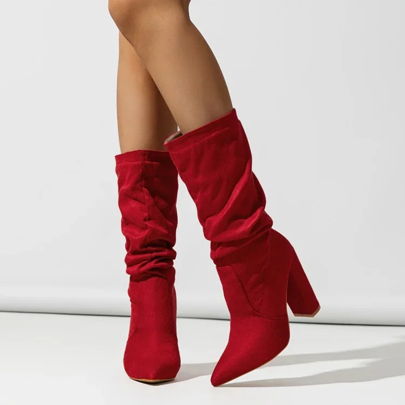 Women's Mid-Calf Slouchy Boots
