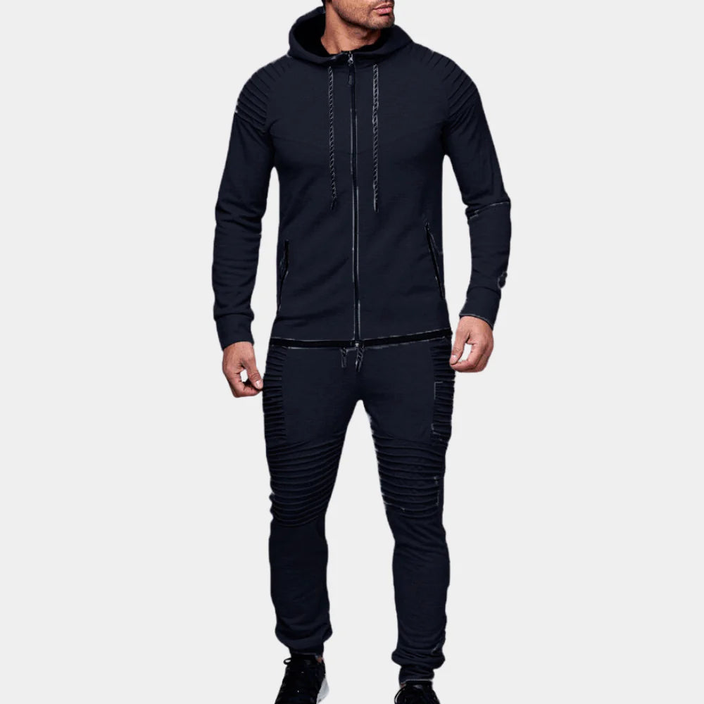 Men's Cotton Blend Tracksuit Soft Blend - Vonnera