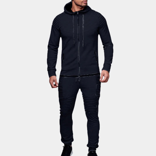 Men's Cotton Blend Tracksuit Soft Blend - Vonnera