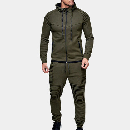Men's Cotton Blend Tracksuit Soft Functional Details
