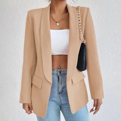 Women's Tailored Blazer Chic Office Jacket