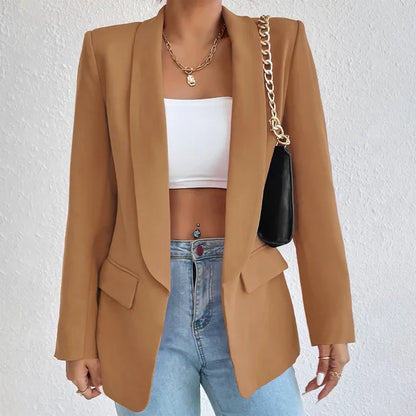 Women's Tailored Blazer Chic Office Jacket