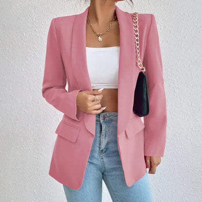 Women's Tailored Blazer Chic Office Jacket