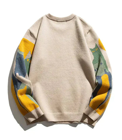 Women's Graphic Cat Sweater
