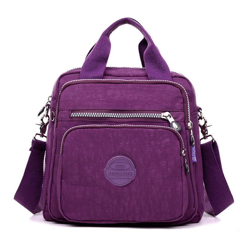 Waterproof Crossbody Bag Polyester Versatile Black