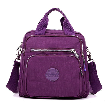 Waterproof Crossbody Bag Polyester Versatile Black