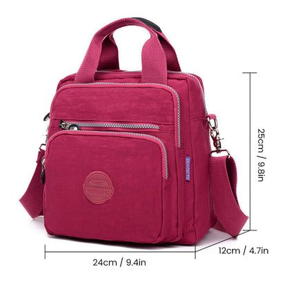 Waterproof Crossbody Bag Polyester Versatile Black