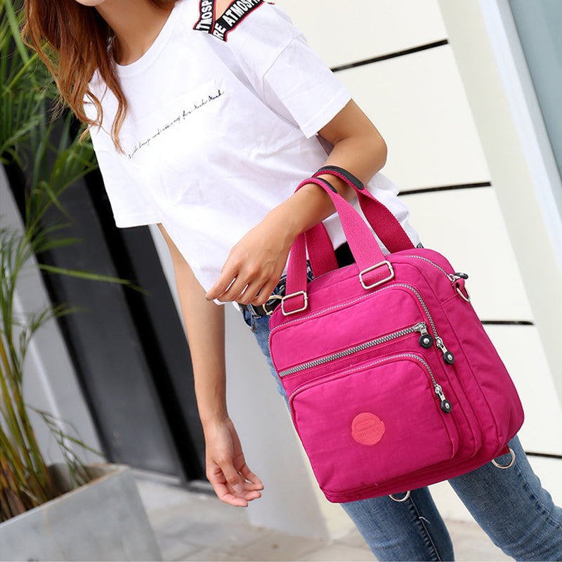 Waterproof Crossbody Bag Polyester Versatile Black