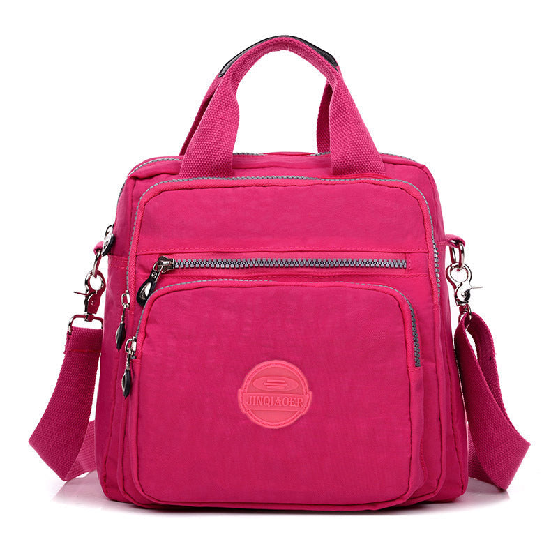 Waterproof Crossbody Bag Polyester Versatile Black