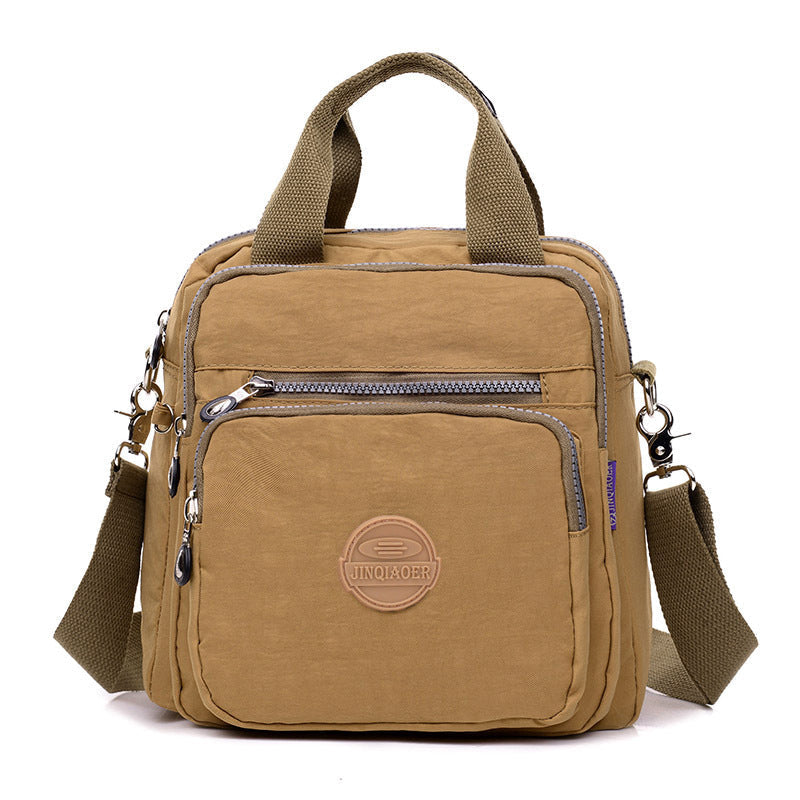 Waterproof Crossbody Bag Polyester Versatile Black