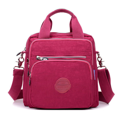 Waterproof Crossbody Bag Polyester Versatile Black