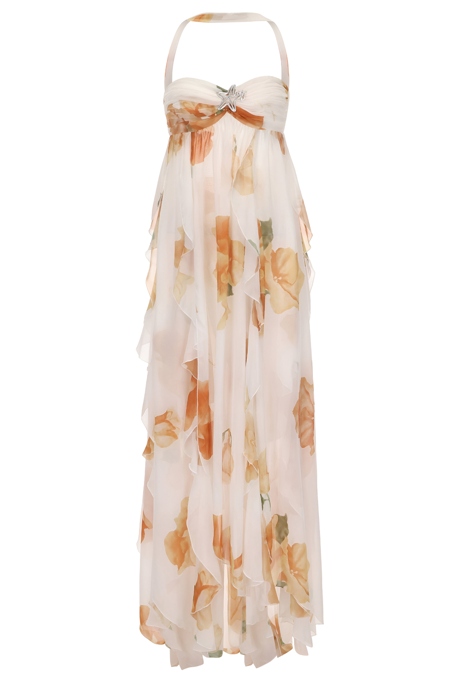 Elegant Women's Halter Maxi Dress